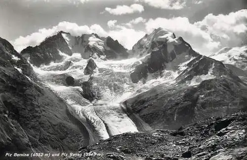 Switzerland Piz Bernina und Piz Roseg
