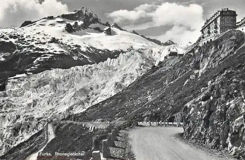 Switzerland Furkastrasse Rhonegletscher