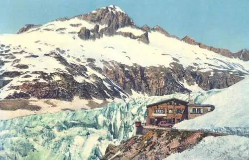 Switzerland Rhonegletscher glacier du Rhone