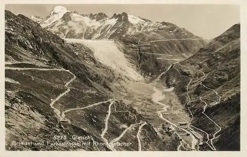 Switzerland Gletsch Grimsel und Furkastrasse