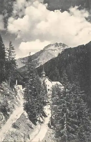 Switzerland kurhaus val Sinestra mit Stammerspitze Engadin