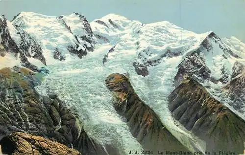 Switzerland le Mont Blanc pris de la Flegere