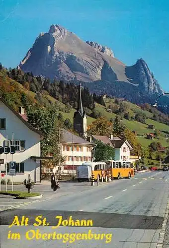 Switzerland Alt St. Johann im Obertoggenburg postplatz