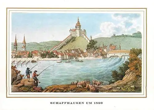 Switzerland Schaffhausen mit Munot