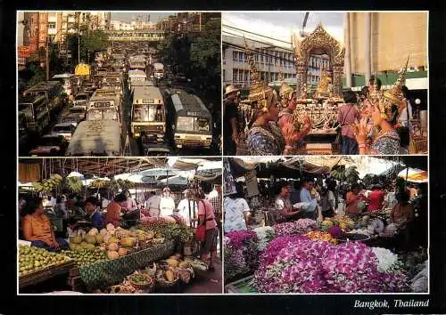 Thailand Bangkok markets and temples
