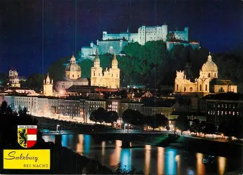 Austria Salzburg night