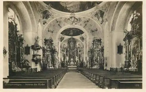 Germany Oberammergau Inneres der kirche
