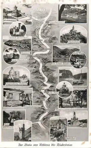 Germany Der Rhein von Koblenz bis Rudeshein
