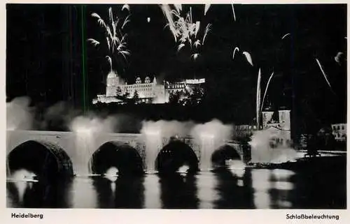 Germany Heidelberg schlossbeleuchtung