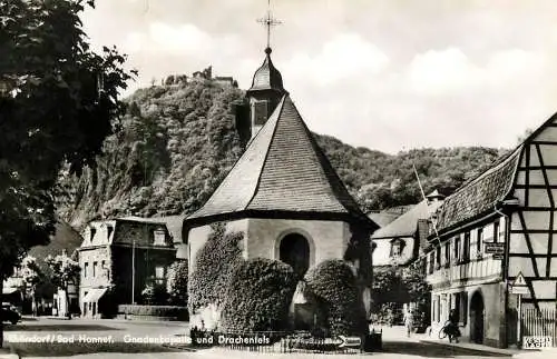 Germany Rhondorf Bad Honnef Gnadenkapelle und Drachenfels