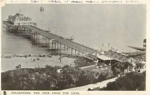 United Kingdom England Kent Folkestone pier