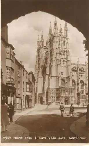 United Kingdom England Kent Canterbury Christchurch gate