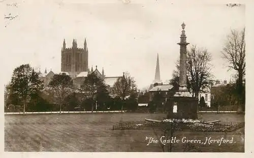 United Kingdom England Hereford castle green