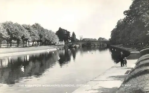 United Kingdom England Evesham Workman's gardens