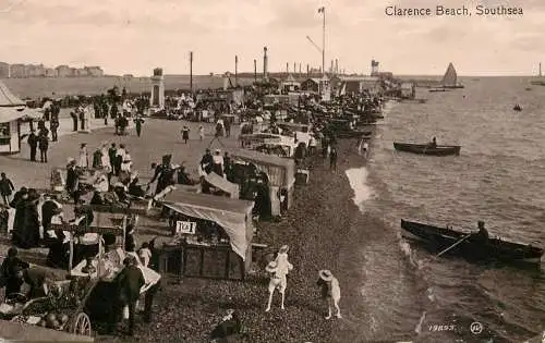United Kingdom England Southsea Clarence beach