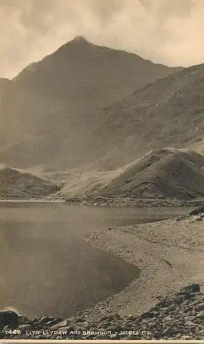 United Kingdom Wales Llyn Llydaw Snowdon