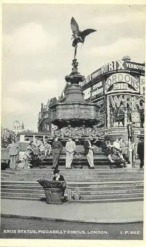 United Kingdom England London Piccadilly Circus Eros statue
