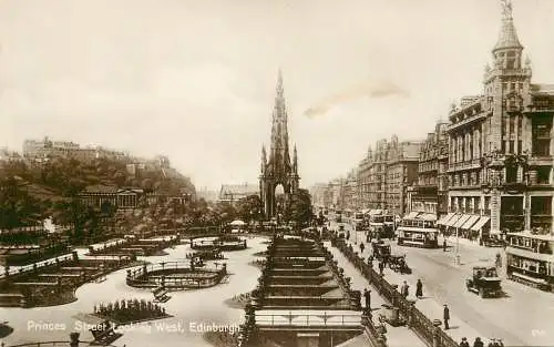 United Kingdom Scotland Edinburgh Princess Street