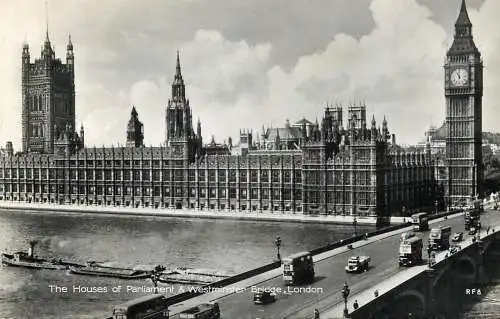 United Kingdom England Houses of Parliament coal barge