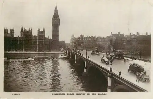 United Kingdom England London Westminster bridge Big Ben