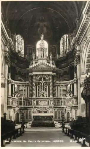 United Kingdom England London St. Paul's Cathedral the Reredos