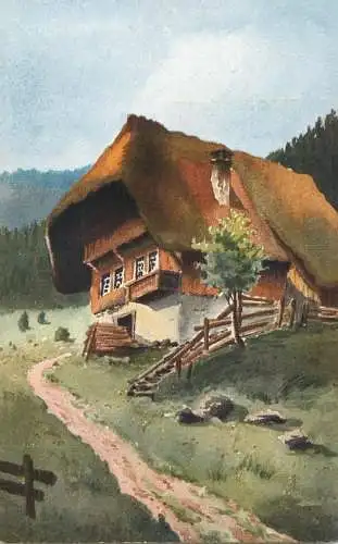 Germany postcard Schwarzwaldhaus
