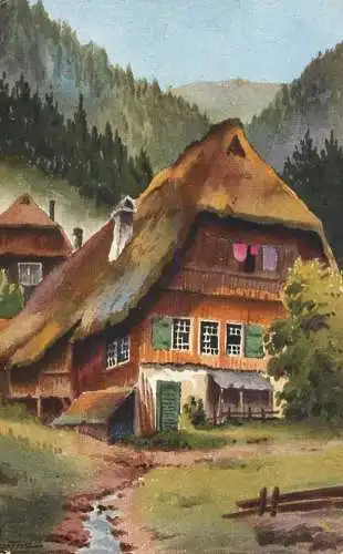 Germany postcard Schwarzwaldhaus