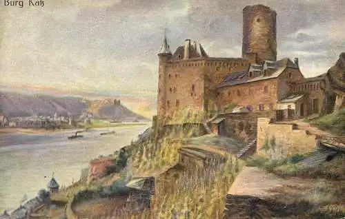 Germany postcard Burg Kab