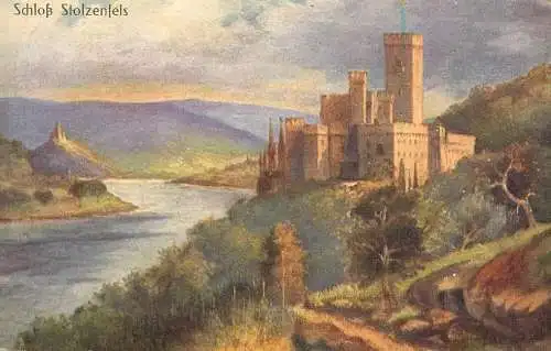 Germany postcard Schloss Stolzenfels