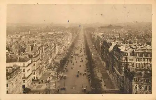 France Paris Avenue des Champs-Elysees vue generale