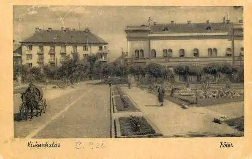 Hungary Kiskuhalas Main square