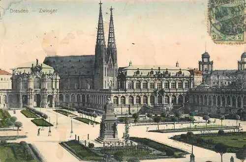 Germany postcard Dresden Zwinger