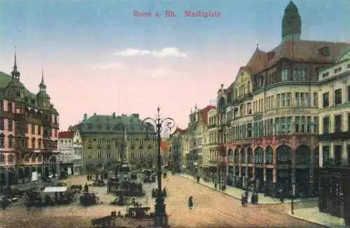Germany postcard Bonn a. Rh. Marktplatz
