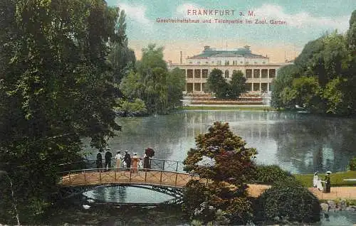Germany postcard Frankfurt a.M. Zool. Garten
