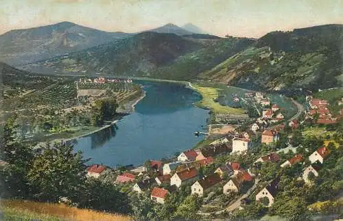 Switzerland postcard panorama