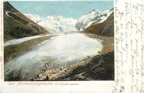 Switzerland postcard der Morteratschgletscher