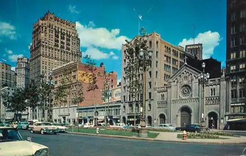 USA Detroit MI Washington Blvd at State Street