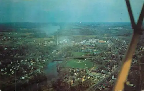 USA Westbrook ME - airview in colour by Arthur Albrecht