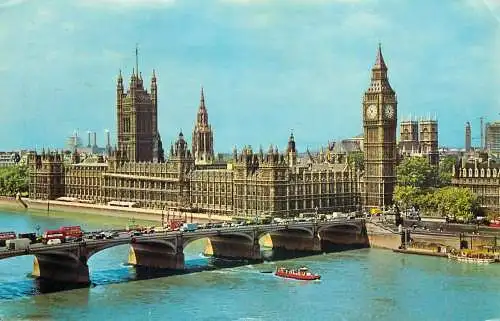 England London Houses of Parliament & Westminster Bridge