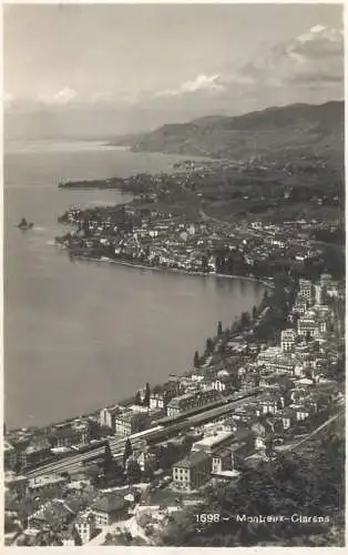 Switzerland postcard Montreux Clarens