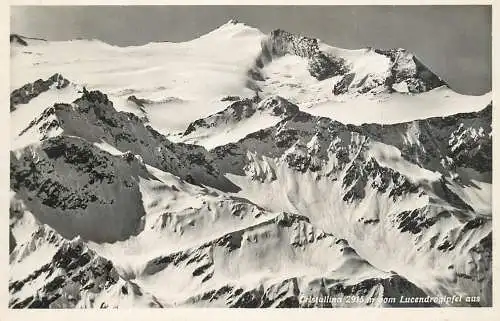 Switzerland postcard Cristallina Lucendrogipfel