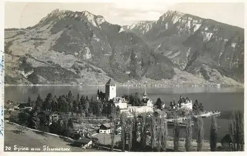 Switzerland postcard Spiez am Thunersee