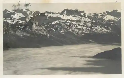 Switzerland postcard Rigi Kulm Nebelmeer
