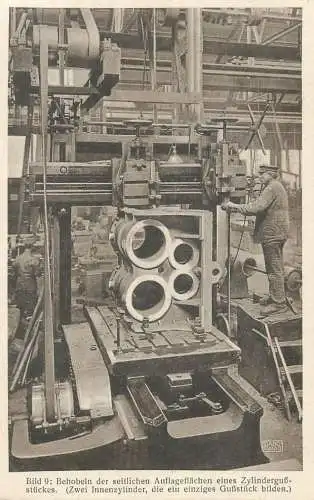 Hannover Germany locomotives manufactory industry Georg Egestorff factory Hanomag Hannover Linden Postkarte