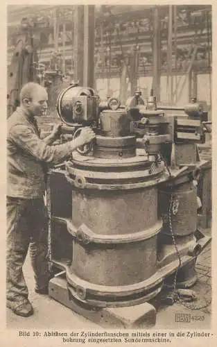 Hannover Germany locomotives manufactory industry Georg Egestorff factory Hanomag Hannover Linden Postkarte