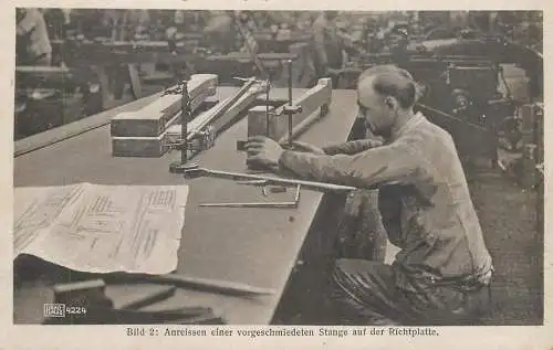 Hannover Germany locomotives manufactory industry Georg Egestorff factory Hanomag Hannover Linden Postkarte
