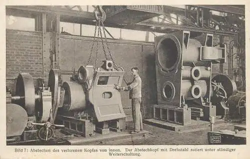Hannover Germany locomotives manufactory industry Georg Egestorff factory Hanomag Hannover Linden Postkarte