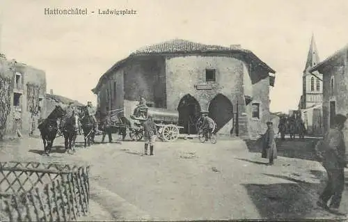 Hattonchatel - Ludwigsplatz CONVOI DE RAVITAILLEMENT EN EAU Editeur : Willy KOEHLER de Metz N°88