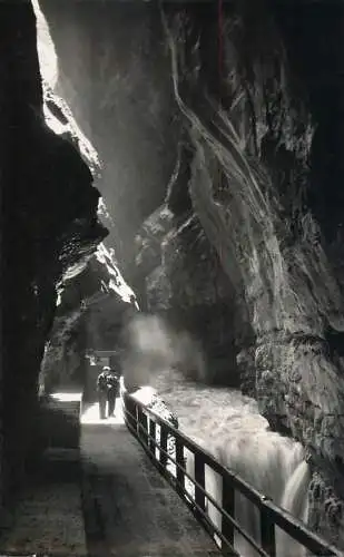 Switzerland postcard Taminaschlucht Bad Ragaz