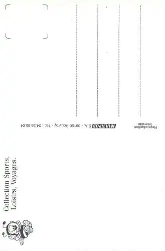 Sports postcard tennis